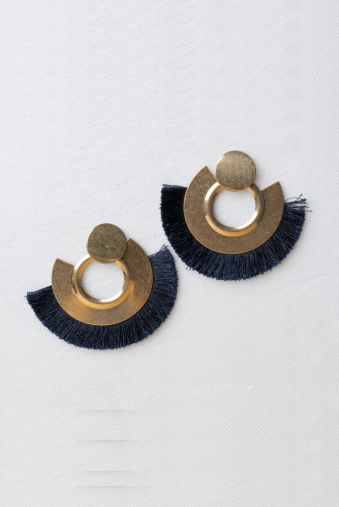 Pendiente Dorado Crux