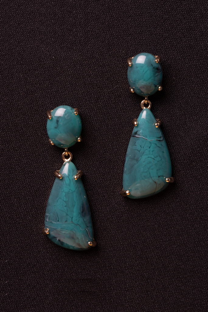 Pendientes Azul Piscis